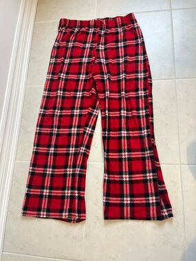 Charisma Red Black Plaid Flannel Lounge Pants